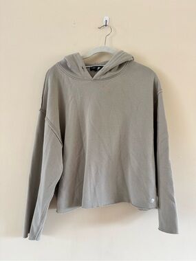 Fundamental Coast Relaxed cropped Hooded Sweatshirt in Taupe